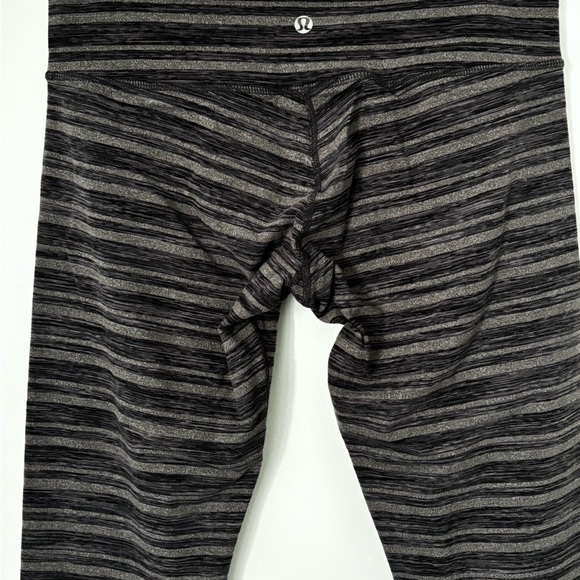 Lululemon BSG Wunder Under Crop Black Stripes - Picture 5 of 7